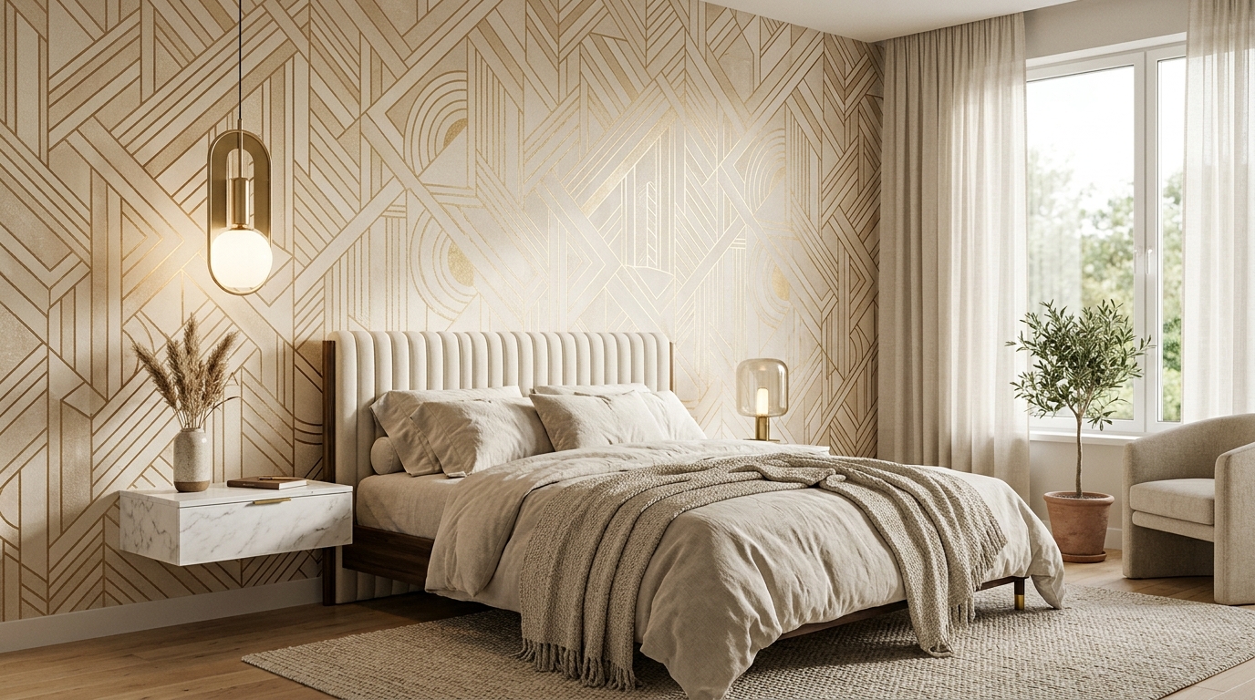Art Deco master suite